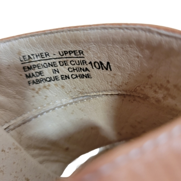 Infinity leather sandals, slip on, 2 inch heel - Picture 7 of 7